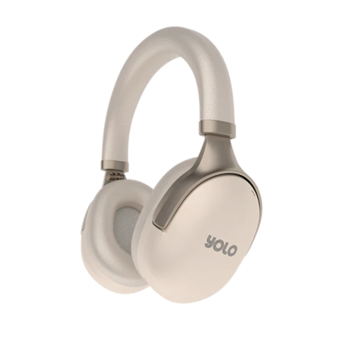 YOLO Y-511 Focus Wireless Noise Cancelling Headphones (Apricot, NEW)