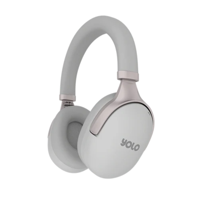 YOLO Y-511 Focus Wireless Noise Cancelling Headphones (Grey, NEW)