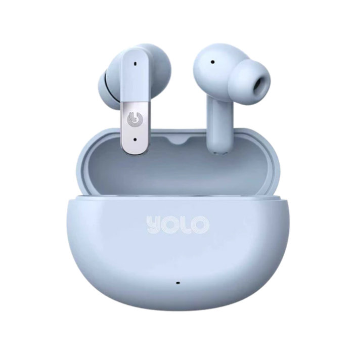YOLO YoPod Rhythm Wireless Earbuds (Blue, NEW)