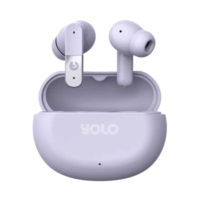YOLO YoPod Rhythm Wireless Earbuds (Purple, NEW)