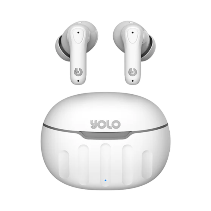 YOLO YoPod Wave Wireless Earbuds (White, NEW)