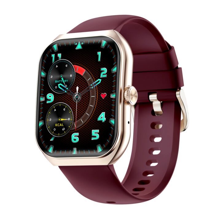 Yolo Supreme Bluetooth Water Resist  2.1-Inch AMOLED Display Smart Watch (Amber)