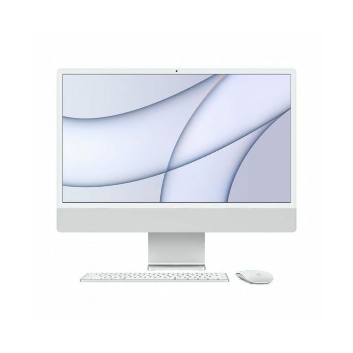 Apple iMac Z12Q001SB - Apple M1 Chip 3.2 Ghz 8 Core CPU 16GB 01TB SSD 24" 4.5K Retina Display 8 Core GPU Magic Mouse & Magic Keyboard Included Mac OS (Silver, 2021)