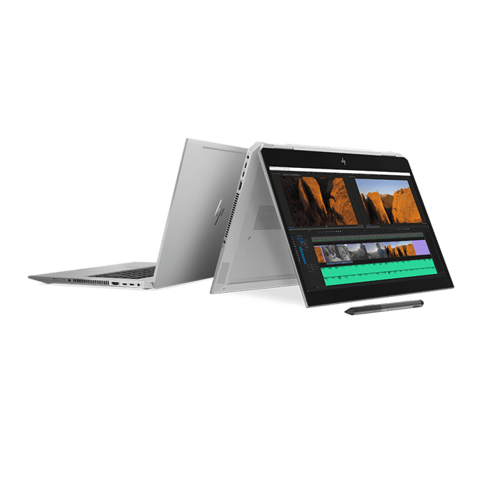 HP ZBook Studio x360 G5 Convertible Workstation - Intel Xeon E-2176M HexaCore Processor 16GB 512GB SSD 15.6" Full HD IPS Touch Convertible With HP SureView Display 4-GB NVIDIA Quadro P1000 GDDR5 Backlit KB B&O Play W10 Pro (HP Active Pen Included)