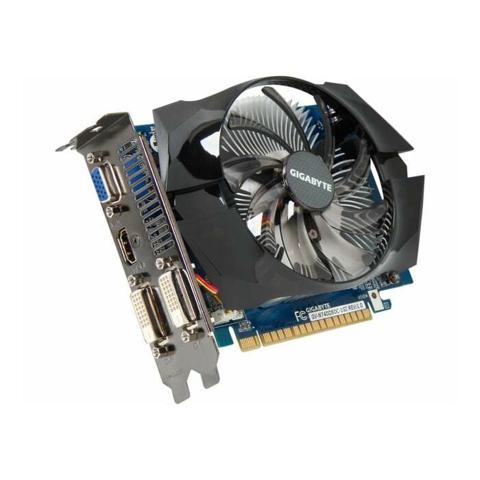 Gigabyte NVIDIA GeForce GT-740 (GV-N740D5OC-1GI) 1GB 128-Bit GDDR5 PCI Express 3.0 Graphic Card (Brand Warranty)