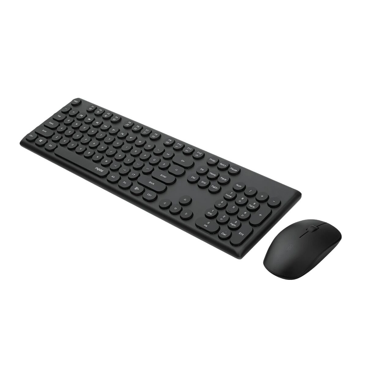 Rapoo X260S Wireless Optical Mouse & Keyboard Combo (Black, NEW)