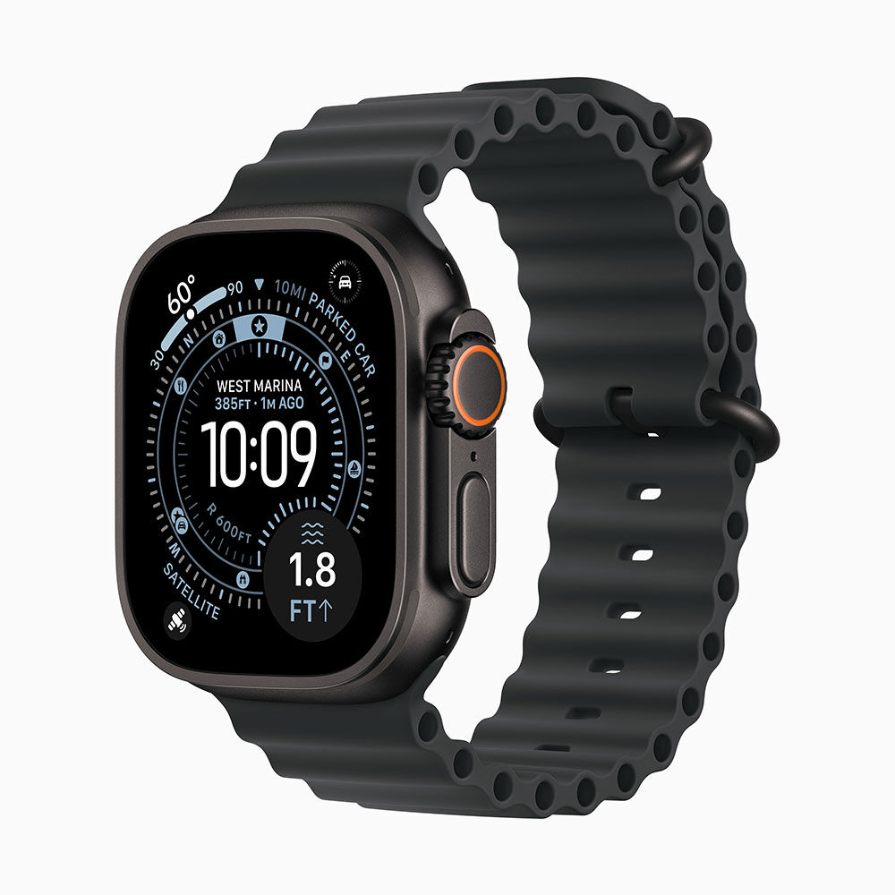 Apple Ultra 3 Watch 49mm Always-On Retina Display Black Titanium Case With Black Ocean Band (2025, NEW)