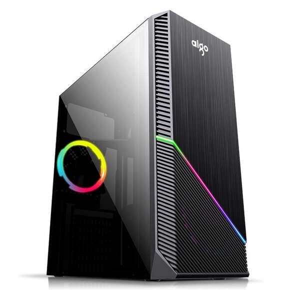 Darkflash Aigo Rainbow-1 RGB Gaming Casing (Black)