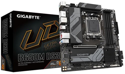 Gigabyte B650M DS3H DDR5 AMD AM5 microATX Motherboard