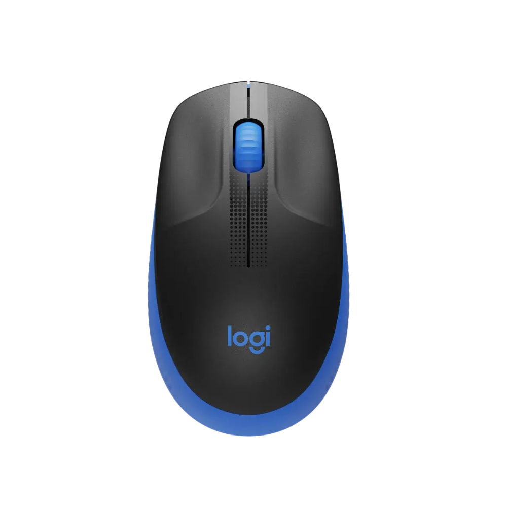Logitech M190 Full-size 2.4GHz Wireless Mouse (Blue, NEW)
