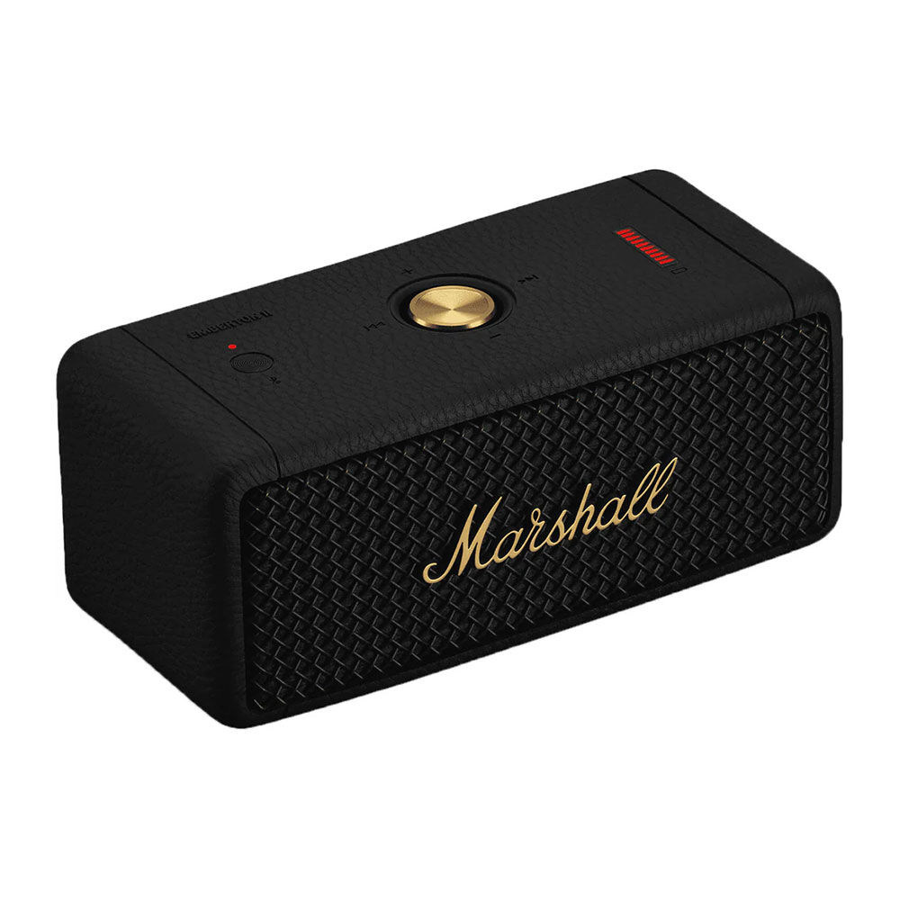 Marshall Emberton III Portable Waterproof Wireless Speaker (Black & Brass)