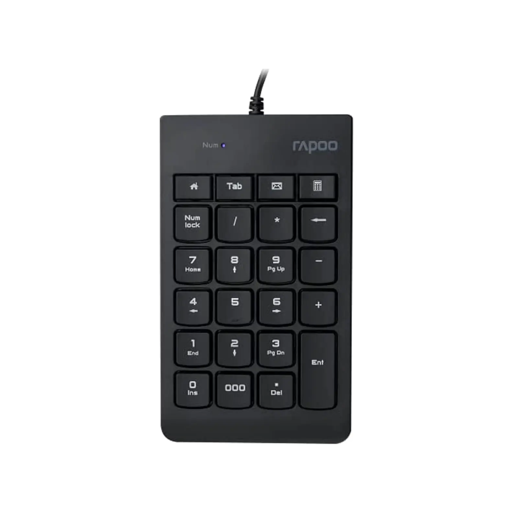 Rapoo K10 23-Key Wired Numeric Keyboard (Black, NEW)