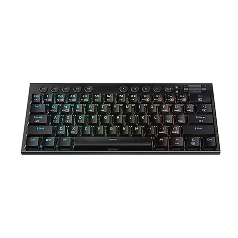 Redragon K632 Horus RGB 60% Layout Wired Mechanical Keyboard (Black, NEW)