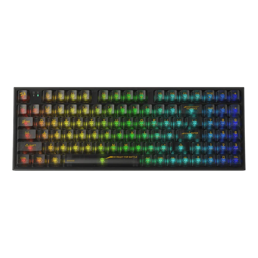 Redragon K658 Irelia Pro RGB (Wired, Wireless 2.4G, Bluetooth) Triple Mode Mechanical Keyboard (Black, NEW)