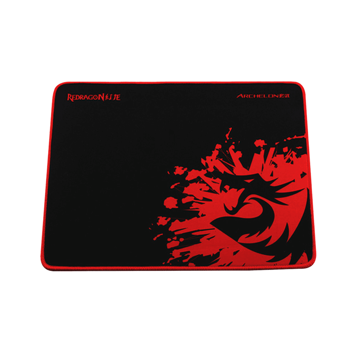 Redragon P001 Archelon Stitched Edges Waterproof Ultra Thick Silky Smooth Gaming Mouse Pad (Black, NEW)