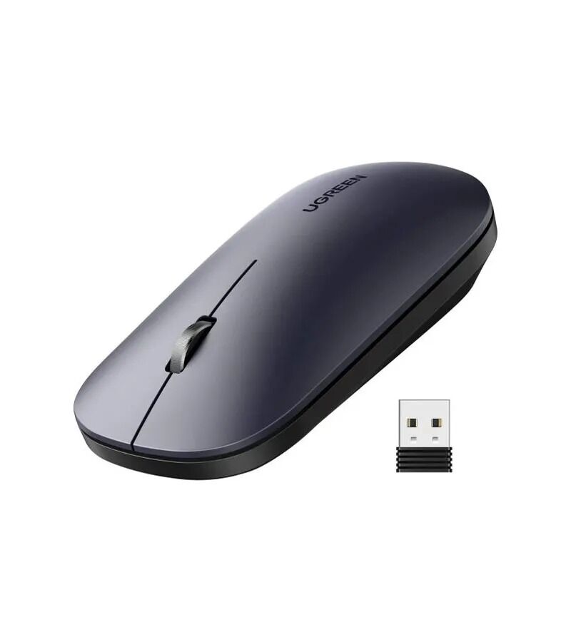 UGREEN 90372 Portable Wireless Mouse (Black, NEW)