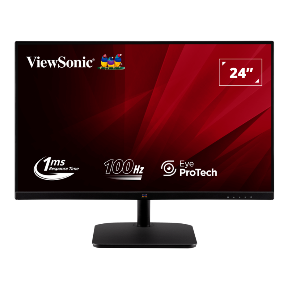 ViewSonic VA2432-H-2 24-Inch Full HD 1080p 100 Hz IPS Panel Monitor (Black, 1 Year Local Warranty, NEW)