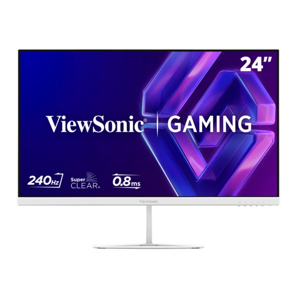 ViewSonic VX24G30-W 24" Full HD 1080p 240Hz IPS Panel Gaming LED Monitor (White, 1 Year Local Warranty, NEW)