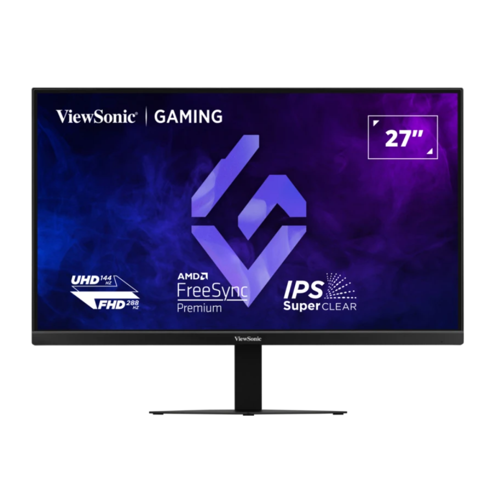 ViewSonic XG2730D-4K 27" UHD 2160p 144Hz IPS Panel Gaming LED Monitor (Black, 1 Year Local Warranty, NEW)