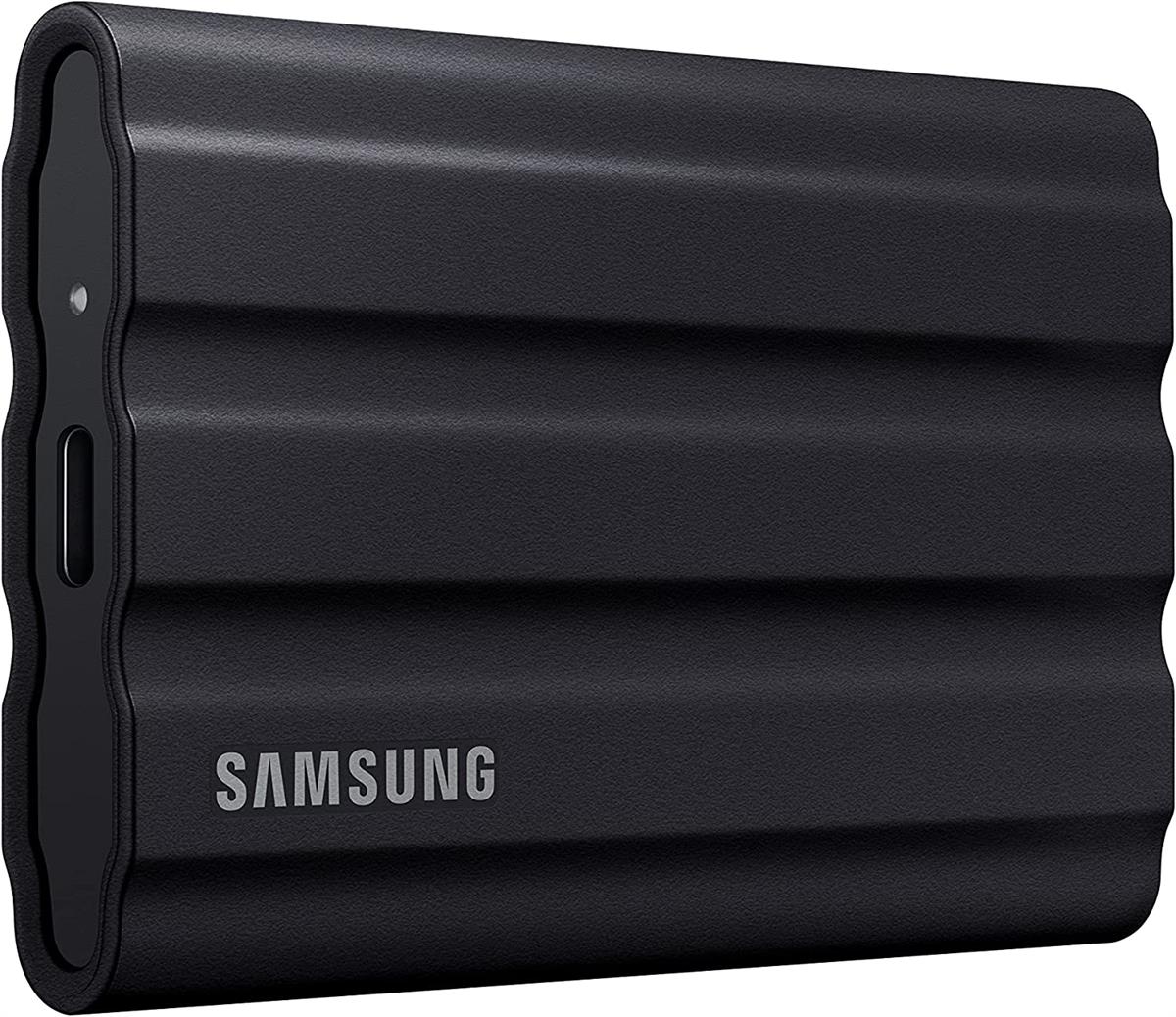 Samsung T7 Shield 4 Terabyte Drop Resistant External SSD (Black) 