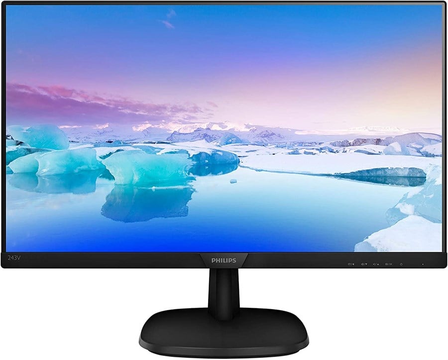 Philips 243V7QJAB 24-Inch Full HD 1080p 60Hz IPS Panel Borderless Monitor (Black)