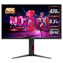 AOC 25G4K 24.5-Inch Full HD 1080p 420 Hz IPS Panel Gaming Monitor (Black,1 Year Local Warranty, NEW)