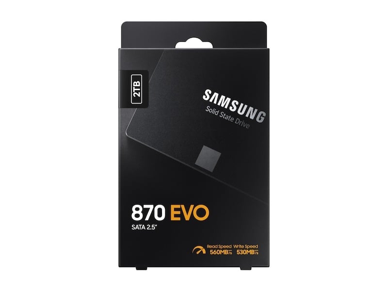 Samsung Evo 870 2TB 2.5-Inch SATA Internal SSD (Black, NEW)