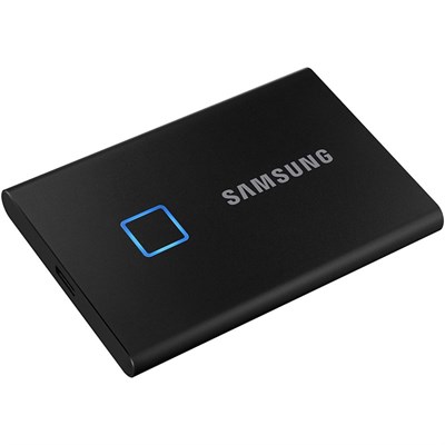 Samsung T7 Touch 2 Terabyte Drop Resistant External SSD (Black)