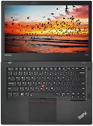 Lenovo ThinkPad T470 Business Ready Laptop - 7th Gen Core i5 7200u Processor 8-GB 256-GB SSD Intel HD 620 GC 14" HD 720p 60Hz Display W10 Pro (Black, Used)