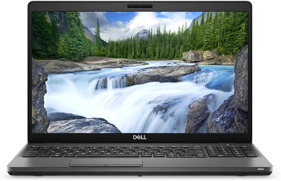 Dell Latitude 15 5500 - Whiskey Lake - 8th Gen Core i5 8365u Quadcore Processor 8-GB 256-GB SSD Intel UHD 620 GC 15.6" Full HD 1080p Display Backlit KB W10 Pro (Black, Used)