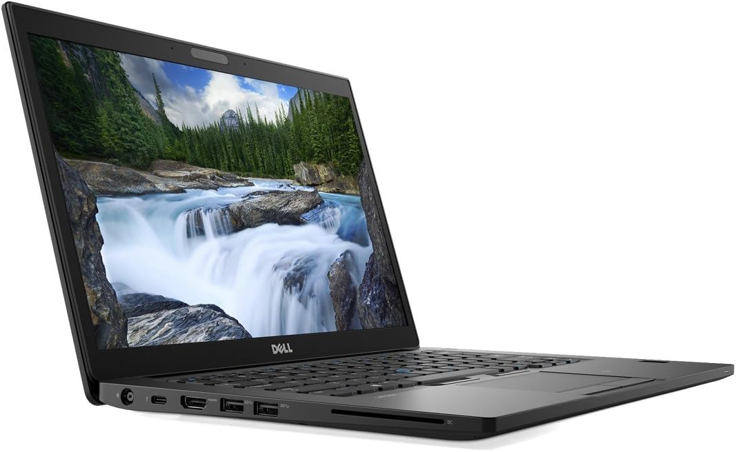Dell Latitude 14 7490 - 8th Gen Core i5 8350u QuadCore Processor 8-GB 256-GB SSD Intel UHD 620 GC 14"  HD 720p 60Hz Display Backlit KB W10 Pro (Carbon Fiber Black, Used)