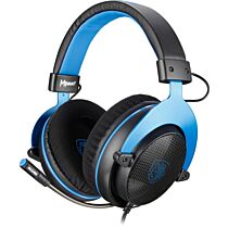 SADES Mpower SA-723 Gaming Headphone (Black/Blue)