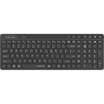 A4Tech FBK27C AS Bluetooth & 2.4G Rechargeable Wireless Keyboard (Black)