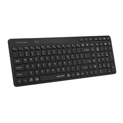 A4Tech FBK27C AS Bluetooth & 2.4G Rechargeable Wireless Keyboard (Black)