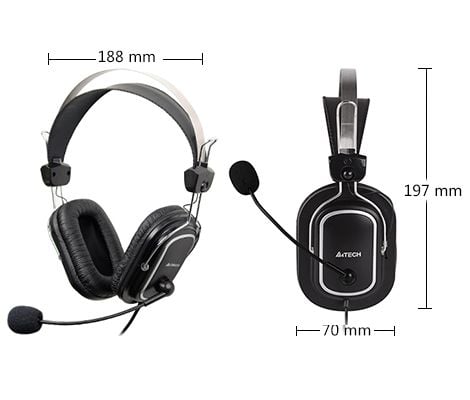 A4Tech HU-50 ComfortFit Stereo USB Headset