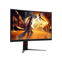 AOC CQ27G4 27" QHD 1440p 180Hz Curved Frameless Gaming LED Monitor (Black, 1 Year Direct Local Warranty, NEW)