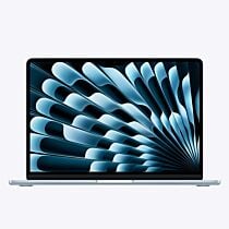 Apple MacBook Air 15 MDVT4 - Apple M5 Chip 10-Core CPU 10-Core GPU 16-GB 1-TB SSD 15.3-Inch Liquid Retina with True Tone Display Backlit Magic KB with Touch ID (Sky Blue, 2026)