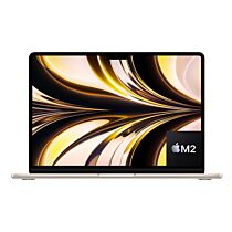 Apple Macbook Air 13" - MLY13 - Apple M2 Chip 8-Core CPU 8-Core GPU 08GB 256GB SSD 13.6" IPS Retina Display with True Tone Backlit Magic Keyboard Touch ID & Force Touch TrackPad (Starlight, 2022)
