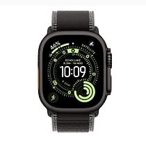 Apple Ultra 3 Watch 49mm Always-On Retina Display Black Titanium Case With Charcol Trail Loop Band (2025, NEW)