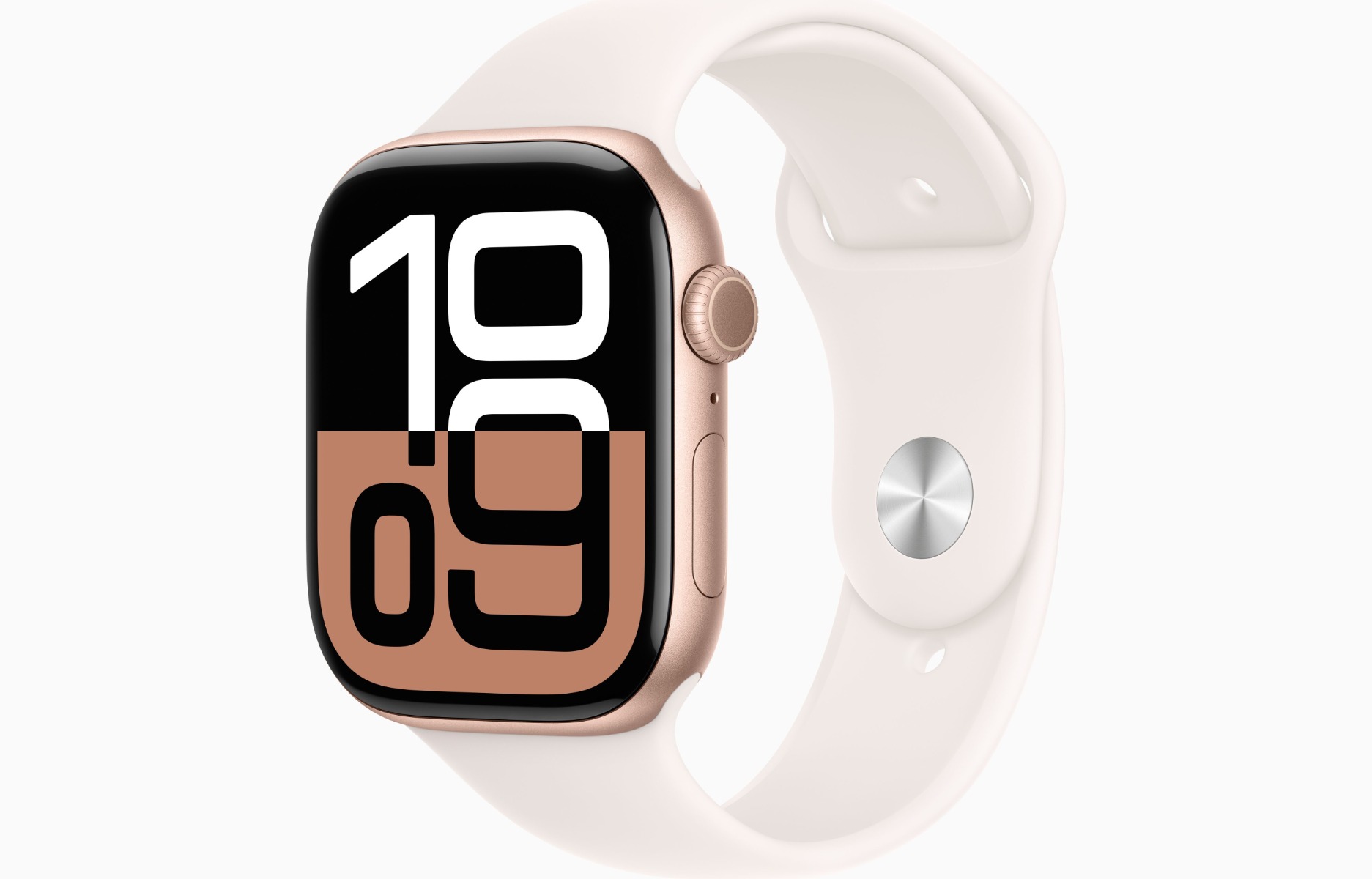 Apple Watch Series 10 46mm with Sport Band (Rose Gold)