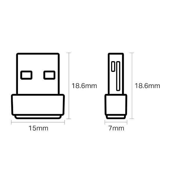 TP Link Archer T2U Nano AC600 Nano Wireless USB Adapter