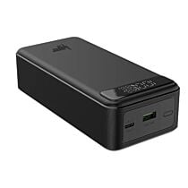 Bolt Power Bank 65W Ultra Fast Charging (30,000 mAh) Laptop Charging Digital Display Multi Ports Type-C & USB (Black, NEW)