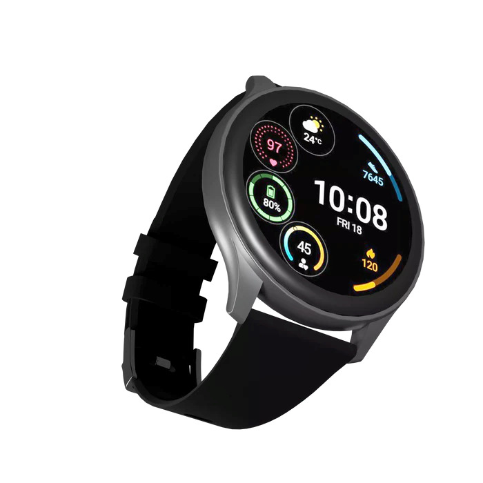 Boost Astro Bluetooth Water Resistance 1.43-Inch AMOLED Display Smart Watch (Black)