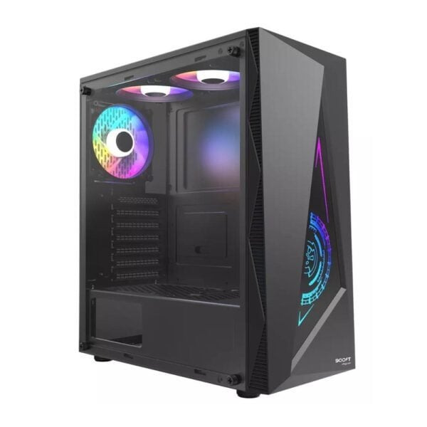 Boost Jaguar RGB Mid-Tower ATX Case Black