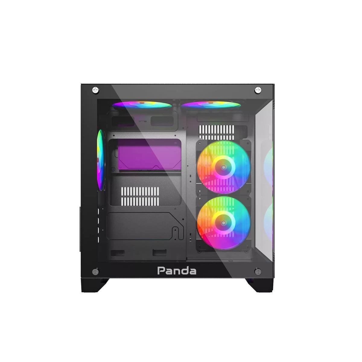 Boost Panda Mini-Tower microATX PC Case Black