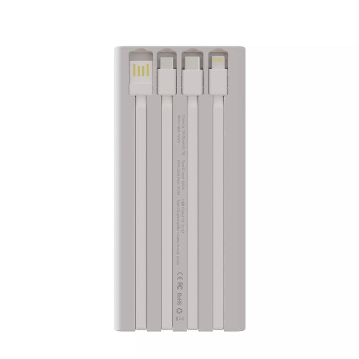 Boost Voltron 10000mAh Power Bank (White)