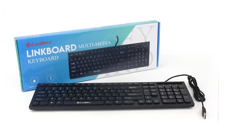 Coolbell Linkboard Multi- Media Keyboard (Black)