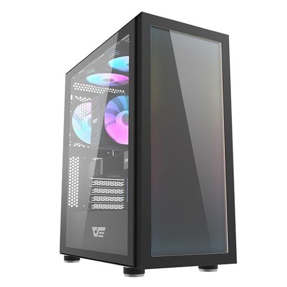 Dark Flash DK-210 ATX Gaming Tower Case - Black