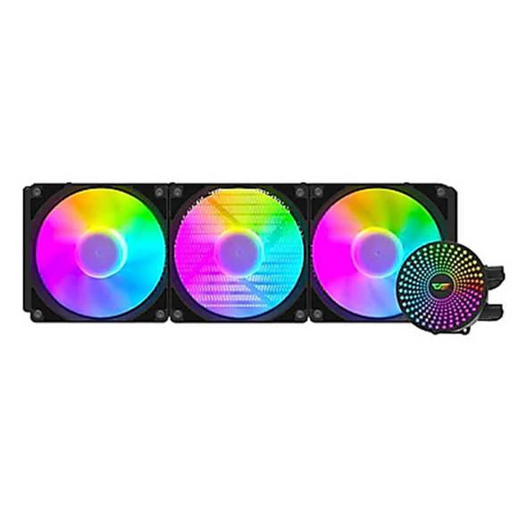 Dark Flash Radiant DC-360 RGB Liquid CPU Cooler (Black)