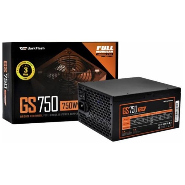  DarkFlash Aigo GP750 Bronze Fully 750W 80 Plus Modular Power Supply